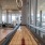a large room with a large glass wall and a large window